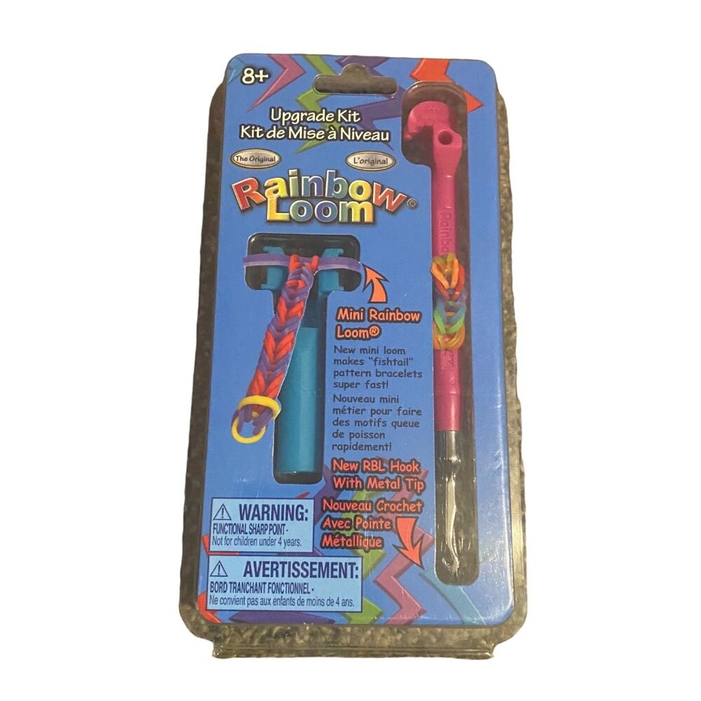 Rainbow Loom Mini Rainbow Loom Upgrade Kit  RBL Hook Metal Tip Age 8+‎ NEW